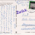 Thüringen - Bad Liebenstein Postamt Gasthof etc. sw-Mehrbild-AK gelaufen 1983
