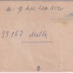 DR - Stockhausen ü. Herbstein 13.12.43 Poststelle I Feldpostbrief n. München