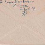 All.Bes. - Steinach (Thür.) 6.3.46 Gebühr bezahlt roter Ra2 Brief n. München