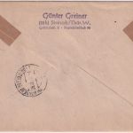 SBZ - 84 Pfg. Bebel Einschreibebrief Steinach (Thür) - Sonneberg 1948