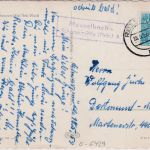 DDR - Meuselbach Schwarzmühle (Thür) A Landpost-Ra2 Karte Rudolstadt 1959