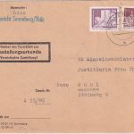 DDR - 70+15 Pfg. Aufbau/Kleinformat Zustellurkunde Sonneberg - Suhl 1985