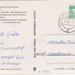 Thüringen - Cursdorf Gaststätte Sprungschanze etc. sw-Mehrbild-AK gelaufen 1988