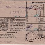 All.Bes. - Gera 31.8.45 Fernsprechrechnung Postsache/Ortsbrief