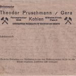 All.Bes. - Gera 31.8.45 Fernsprechrechnung Postsache/Ortsbrief