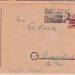SBZ - 24 Pfg. Arbeiter/Überdruck Brief Masch.werbestpl. Gera 4 "1848-1948"