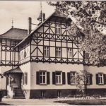 Thüringen - Bad Klosterlausnitz Sanatorium der SV sw-Foto-AK gelaufen 1966