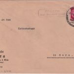 DR - Weira ü. Neustadt (Orla) Landpost-Ra2 Brief n. Gera 1940