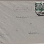 DR - Weltwitz ü. Neustadt (Orla) Landpost-Ra2 Brief n. Gera 1941