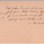 DR - Rudolstadt Stations-Ra1 Bahnpost-L3 Saalfeld-Grossheringen Ganzsache 1876