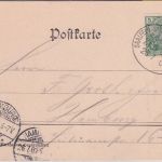DR - Saalfeld Grossheringen Bahnpost Zug 425 AK Jena Burgkeller n. Hamburg