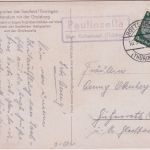 DR - Paulinzella ü. Rottenbach (Thüring.) Landpost-Ra2 Karte n. Gützenrath