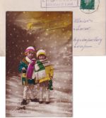 DR - Endlhausen München 3 Land Landpost-Ra2 Neujahrskarte n. Tegernsee 1931