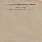 Bizone - 2x10 Pfg. Bauten illustr. Brief (Bürgermeister) Wolfratshausen 1951