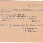 BRD - (13b) Gartenberg ü. Wolfratshausen Poststelle I Ganzsache n. Rheine 1958