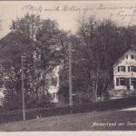 Bayern - Ammerland Starnberger See Schlösschen u. Villa sw-Foto-AK gelaufen 1926
