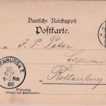 DR - Leipzig-Thonberg 29.11.00 KOS klar a. Karte n. Rothenburg