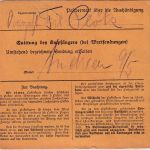 DR - 50+10 Pfg. Korbdeckel Paketkarte Zschöllau - Hamburg 1924
