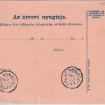 Ungarn/Slowakei - 10 F. Paketkarte + Zusatz Rozsnyo - Szentsimony 1918