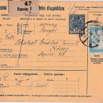Ungarn - 10 F. Paketkarte + Zusatz Pozsony - Köszeg 1918