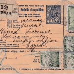 Ungarn - 10 F. Paketkarte + Zusatz Beszterczebanya - Egyed 1918