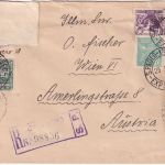 Brasilien - 300 R. 100 J. Unabhängigkeit ua. Einschreibebrief n. ÖSTERREICH 1934