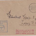 DR - Grimma Wehrmeldeamt Frei d. Ablösung Dienstbrief n. Leipzig 1939