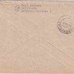 SBZ/Sachsen - 12+30 Pfg. Wappen Einschreibebrief Delitzsch - Rosenheim 1946