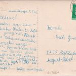 Sachsen - Wermsdorf Gasthaus "Goldener Hirsch" sw-Foto-AK gelaufen 1966