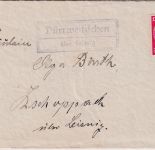 DR - Dürrweitzschen ü. Leisnig Landpost-Ra2 Brief n. Zschoppach 1935