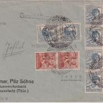 All.Bes./Währungsreform - 10x12+2x24 Pfg. Arbeiter Geschäftspapiere 26.6.48