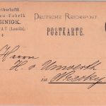 DR - Vetschau 1.9.86 K1 Firmenkarte (Landwirtschaftl. Maschinenfabrik) n. Niesky