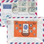 Mexiko - EFIMEX'68 5 P. Blockausgabe u.a. Luftpostbrief n. München 1968