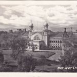 Pakistan - 3 A. Sanduhr u.a. Luftpostkarte Camp PO (Lahore) - München 1956