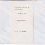 BRD - Cottbus 17.2.96 ABAS-Brief n. Berlin + Quittung