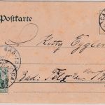 Sachsen - Calau Bahnhof Post Rathaus etc. Mehrbild-Farblitho gelaufen 1902
