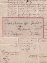 Preussen - Luckau 22. FEBR L2 Dienstbrief Tornow - Klein-Döbbern b. Cottbus 1829