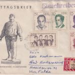 DDR - Antifaschisten/KZ-Opfer II Satz Einschreibebrief Schönewalde ü. Falkenberg