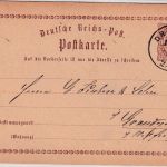 DR - Dresden 19.4.73 2 1/2 K1 1/2 Gr. Brustschild Ganzsache n. Graudenz