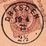 DR - Dresden 19.4.73 2 1/2 K1 1/2 Gr. Brustschild Ganzsache n. Graudenz