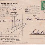 DR - 5 Pfg. Adler Perfin "ARD" Firmenkarte Dresden - Reichenbach 1925 Stempel !