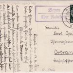 DR - Liegau ü. Radeberg Landpost-Ra Ansichtskarte Augustusbad n. Ortrand 1937