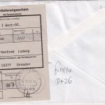 BRD - 4x200 Pfg. ATM Wertbrief (Label !) Langebrück - Dresden 14.10.93