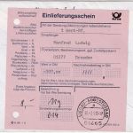 BRD - 4x200 Pfg. SWK Wertbrief (Label !) Liegau-Augustusbad - Dresden 16.7.93