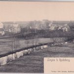 Sachsen - Liegau b. radeberg Ortsansicht sw-AK ungelaufen ca. 1910