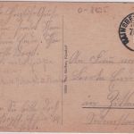 DR - Hainsberg Kipsdorf Bahnpost Zug 2921 AK Kipsdorf n. Zittau 1921