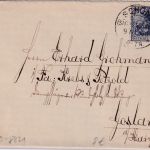 DR - Schöna (Sächs. Schweiz) 9/1 20 KOS Brief 20 Pfg. Germania n. Goslar