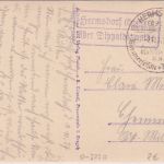 DR - Hernsdorf (Erzgeb.) 2 ü. Dippoldiswalde Landpost-Ra2 Karte n. Chemnitz 1937