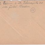 SBZ - Weissig ü. Freital Poststelle I Brief n. Berlin 23.11.45