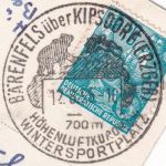 DDR - Bärenfels ü. Kipsdorf Poststelle I Handwerbestempel Karte n. Leipzig 1955